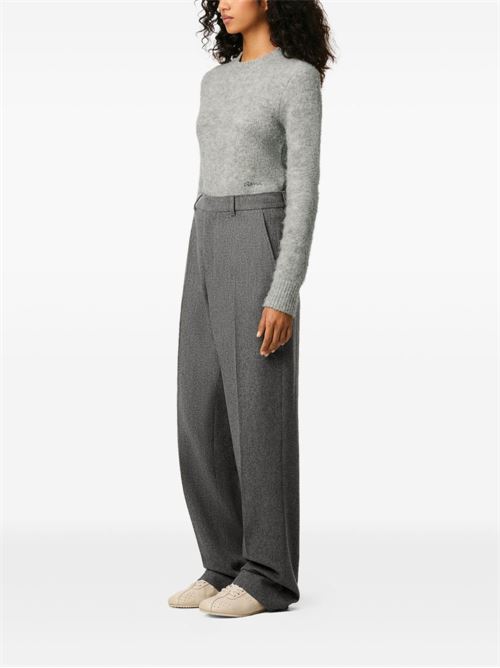 Pantalone largo in lana AMI PARIS | FTR423WV0058050